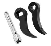 JSUOEO Lot de 3 adaptateurs de e pied de biche de 1,27 cm avec barre de disjoncteur daptateur de levier pour les espaces restreints, réparation automobile et machine