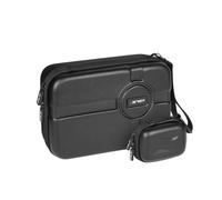 JSVER Sac de Rangement pour GoPro Hero 13/12/11/10/9/8/7,Étui Combinaison pour Osmo Action 5 Pro/4/EK7000 Pro EVA Caméra d'action Case Housses pour Gopro Caméras et Accessoires-Noir