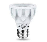 JSVSAL 1- Pack,Dimmable PAR20 LED Spotlight Bulb,12W AC 200~230V E27 Base PAR20 Narrow Beam Floodlight Beam Angle 24 Degree 100W Halogen Bulb Equivalent for Track Light (Soft White-3000K)
