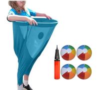 JSvsza Jeu Granny Pants Yard, Granny Pants Yard Game, Jeux Geant Exterieur, Activité de Groupe avec Ballon, Jardin Stimulant, Blue 1pcs