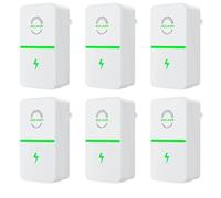 JSvsza Power Save Plug Boîte D'économie électrique, Smart Energy Saver 28W Prise D'économie D'énergie Automatique, économiseur de Facteur de Puissance Maison Stabilisateur