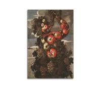 JSWLQ Giuseppe Arcimboldo (Summer) Poster sur toile Décoration murale moderne 50 x 75 cm