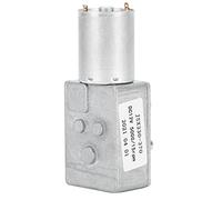 JSX330 - Moteur à engrenages 370 CC, moteur à engrenages compact et durable 12 V CC, transmission à engrenages autobloquant 15 tr/min pour voiture intelligente, avec arbre de