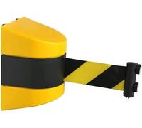 JSY Barrières de sécurité Barrière de ceinture murale 2/3/5/10M avec boîtier en ABS, barrière de ceinture rétractable, for le contrôle des foules Foules Rétractable Barrière ( Color : 10m/32.8ft )