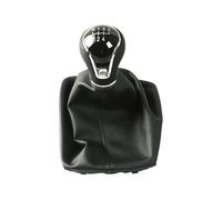 JSYALMSLW Bouton Avec Cache Pommeau De Levier Manuel 5 Vitesses/6 Vitesses Pour Seat Leon III MK3 2012-2020 Noir/Rouge Élégant Tête De Levier De Vitesses 1 Bouton Avec Cache-Poussière(5 Speed Black)