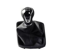 JSYALMSLW Bouton Avec Cache Pommeau De Levier Manuel 5 Vitesses/6 Vitesses Pour Seat Leon III MK3 2012-2020 Noir/Rouge Élégant Tête De Levier De Vitesses 1 Bouton Avec Cache-Poussière(6 Speed Black)