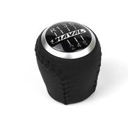 JSYALMSLW Bouton Uniquement Levier De Vitesse Manuel Pour GWM Hover H5 Wingle 5 Wingle 6 STEED 5 STEED 6 5 Vitesses/6 Vitesses Cuir Noir Élégant Pommeau De Levier 1 Pièce(6 speed new)