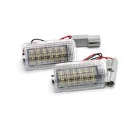 JSYALMSLW Éclairage de plaque d'immatriculation sans erreur Pour Land Pour Cruiser Pour Prado 150 Pour Highlander Pour Camry Wish Led Porte Lumières De Puddle De Courtoisie Feu Arrière
