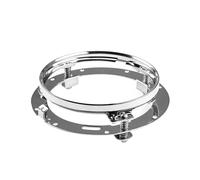 JSYALMSLW Phare Avant Moto DOT E9 7 Pouces Avec Phare À LED À Œil Coudé Boîtier 7 Pouces Anneau Garniture Seau Support Montage Phare 7 Phares avant pour moto(Brackets only9)