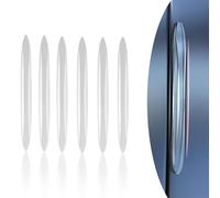 JSYDMA 6 pièces Protection Portiere Voiture, pour BMW X1 X2 X3 X4 X5 X6 X7 i3 i3s IX Bande de Protege Bord Porte en Caoutchouc, Voiture Bandes Anti Collision,C-Transparent