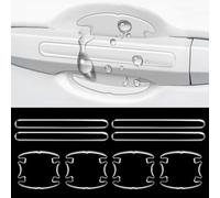 JSYDMA 8pcs Protection Contre Les Rayures de la poignée de Porte de la Voiture,Compatible pour Toyota C-HR CHR Hybrid/C-HR EV C-EV/Electric, pièces détachées Automobiles