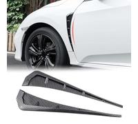 JSYDMA Autocollant décoratif pour Ventilation d'air,Compatible pour Audi S3 S4 S5 S6 S7 Q3 Q5 Q7 RS4 RS5 RS6 R8 4G8, pièces Automobiles,Carbon Fibre