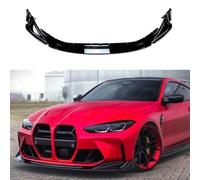 JSYDMA Lame de Pare-Chocs Avant, Convient pour BMW M3 G80 M4 G82 2021+, becquet Avant de Voiture,1-Black