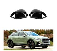 JSYDMA Voiture Coque Rétroviseur pour Audi Q2 SQ2 2019-2022, Accessoires Voiture Rétroviseur Couvercles Garniture, Installation Facile,B-Piano Black