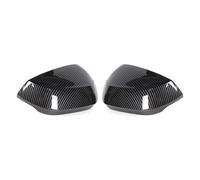 JSYDMA Voiture Coque Rétroviseur pour Audi Q2 SQ2 2019-2022, Accessoires Voiture Rétroviseur Couvercles Garniture, Installation Facile, C-Carbon Fiber Pattern