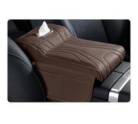 JSZDCVYBL Coussin d'Accoudoir Voiture pour VW T Roc 2017-2020 2021 2022 2023 2024 2025 A1 A2 Housse Console Centrale avec Porte-Mouchoirs Mousse à Mémoire Soulagement du Coude et Filet Élastique