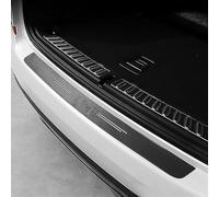 JSZDCVYBL Protection Seuil de Coffre pour Mazda 3 2003-2020 2021 2022 2023 2024 2025 BM BP, Carbone Anti-Rayures et Imperméable, Bande Autocollante de Protection de Pare-Chocs pour Voiture SUV Camion