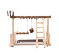 JSZDFSV Jouet d'escalade pour oiseaux et animaux de compagnie - Décoration d'escalade - Perchoir d'entraînement pour perroquets - Jouet de gym à mâcher - Support de jeu