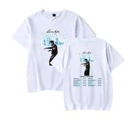 JSZHCB Karan Aujla It Was All A Dream T-Shirt décontracté imprimé à la Mode rétro, Unisexe,Blanc,3XL