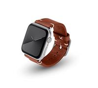 JT Berlin « Alex Bracelet vintage pour Apple Watch 42 mm/44 mm/45 mm/49 mm, bracelet de rechange en cuir souple, fermoir en acier inoxydable, pour montre Ultra/SE/Series 8/7/6/5, avec fermoir en acier