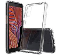 JT Berlin BackCase Pankow Clear Coque arrière Samsung Galaxy XCover 5 transparent résistant aux chocs, chargement par induction