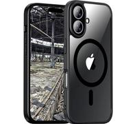 JT Berlin BackCase Pankow Hybrid Coque arrière Apple iPhone 16 noir, transparent compatible avec MagSafe 11098