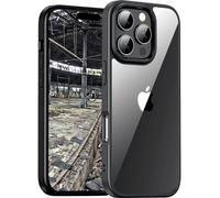JT Berlin BackCase Pankow Hybrid Coque arrière Apple iPhone 16 Pro noir, transparent chargement par induction 11096