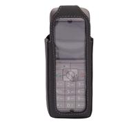 JT Berlin – Étui en cuir Gigaset CL660/CL690/C630a – Cuir véritable, clip 8 positions – Noir