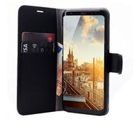 JT Berlin LederBook Kreuzberg pour SAMSUNG SM-G965F Galaxy S9+, cuir véritable, BLACK