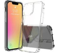 JT Berlin Pankow Clear Coque arrière Apple iPhone 13 mini transparent résistant aux chocs, chargement par induction 10798