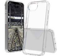 JT Berlin Pankow Clear Coque arrière Apple iPhone 16e transparent chargement par induction, résistant aux chocs 11111