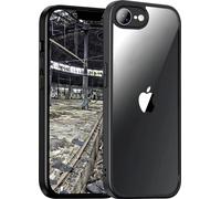 JT Berlin Pankow Hybrid Coque arrière Apple iPhone 16e noir, transparent chargement par induction, résistant aux chocs 11113