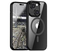JT Berlin Pankow Hybrid MagSafe Coque arrière Apple iPhone 15 noir, transparent compatible avec MagSafe 11040