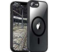 JT Berlin Pankow Hybrid MagSafe Coque arrière Apple iPhone 17e, iPhone 16e noir, transparent chargement par induction, compatible