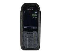 JT Berlin Turnline Case Gigaset SL450/H / SL450HX / SL750/H / SL750H Pro / SL800H Pro, étui Unify Openscape SL5 / SL6 (Clip pivotant pour Ceinture à 8 Positions, Film Intelligent) Noir