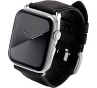 JT Berlin Watchband Wannsee Bracelet 42 mm, 44 mm, 45 mm, 49 mm M noir, argent Watch Series 1, Watch Series 2, Watch Series 3, Watch Series 4, Watch Series 5,