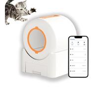 JT-HLM Litière pour chat autonettoyante, système de sécurité avancé, boîte à litière automatique parfaite pour plusieurs chats, boîte à litière intelligente pour chat avec tapis et doublure