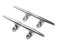 JT-HLM Lot de 2 taquets de bateau en acier inoxydable 316, taquet marin, taquet de bateau de 20,3 cm pour kayak, bateau de pêche
