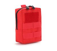 JT-HLM MOLLE Pochettes Petit sac tactique compact EDC utilitaire ceinture pochette pour téléphone portable pour l'extérieur, randonnée, chasse, camping, entraînement, voyage (rouge)