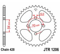 JT SPROCKETS Couronne acier standard 1206 - 428