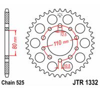 JT SPROCKETS Couronne acier standard 1332 - 525