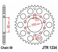 JT SPROCKETS Couronne acier standard 1334 - 530