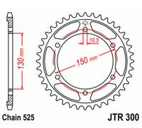 JT SPROCKETS Couronne acier standard 300 - 525