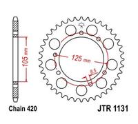 JT SPROCKETS Couronne Acier Standard - 420