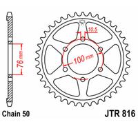 JT SPROCKETS Couronne acier standard 816 - 530