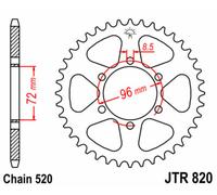 JT SPROCKETS Couronne acier standard 820 - 520