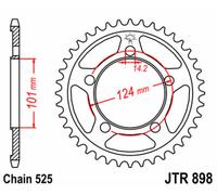 JT SPROCKETS Couronne acier standard 898 - 525