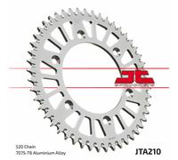 JT SPROCKETS Couronne aluminium ultra-light anti-boue 210 - 520