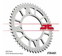 JT SPROCKETS Couronne aluminium ultra-light anti-boue 461 - 420