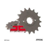 JT SPROCKETS Pignon acier standard 516 - 520, taille 100 mm